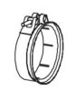 MERCE 0009958402 Clamp, exhaust system